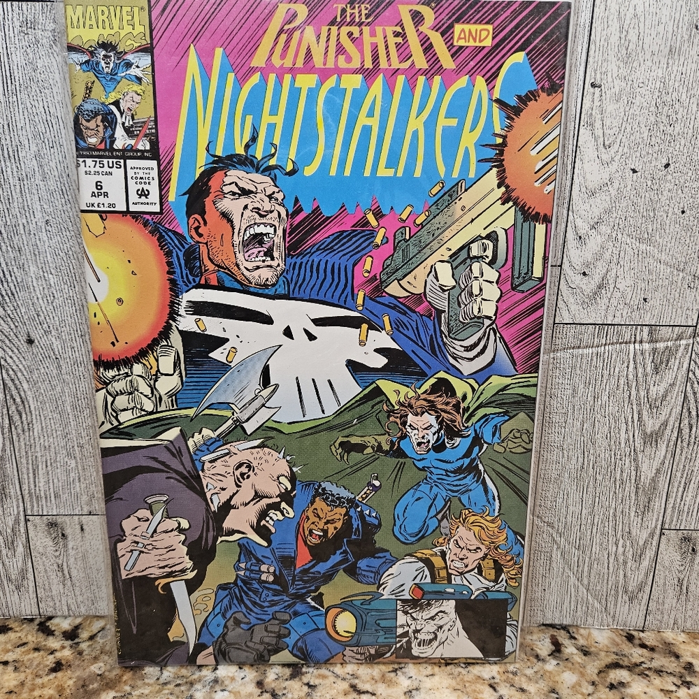 The Punisher And Nightstalker #6 Marvel Comics Comic Book